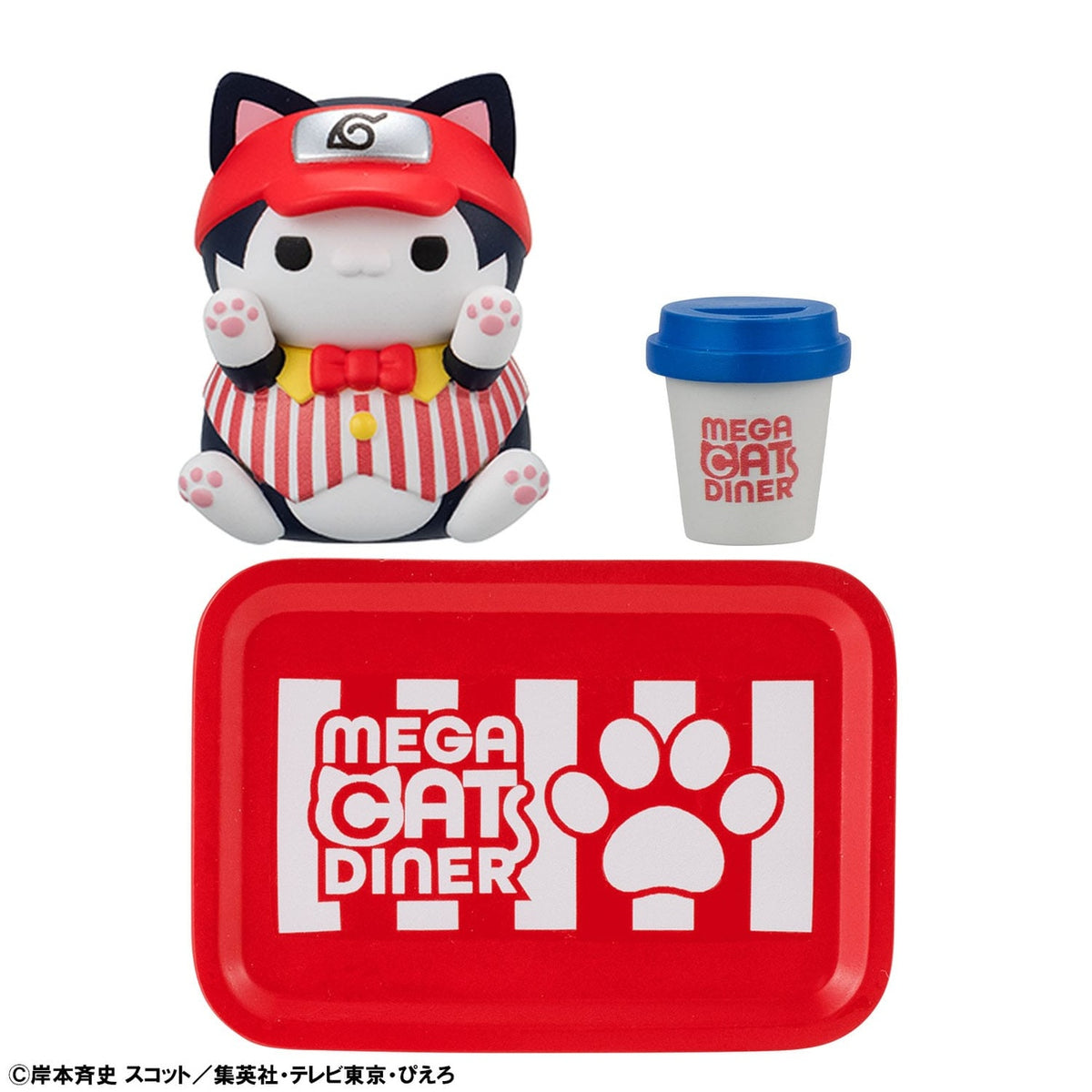 Productafbeelding Naruto Shippuden Mega Cat Project Nyaruto! Verzamelfiguren Mega Cat Diner 3 cm Assortiment (6)