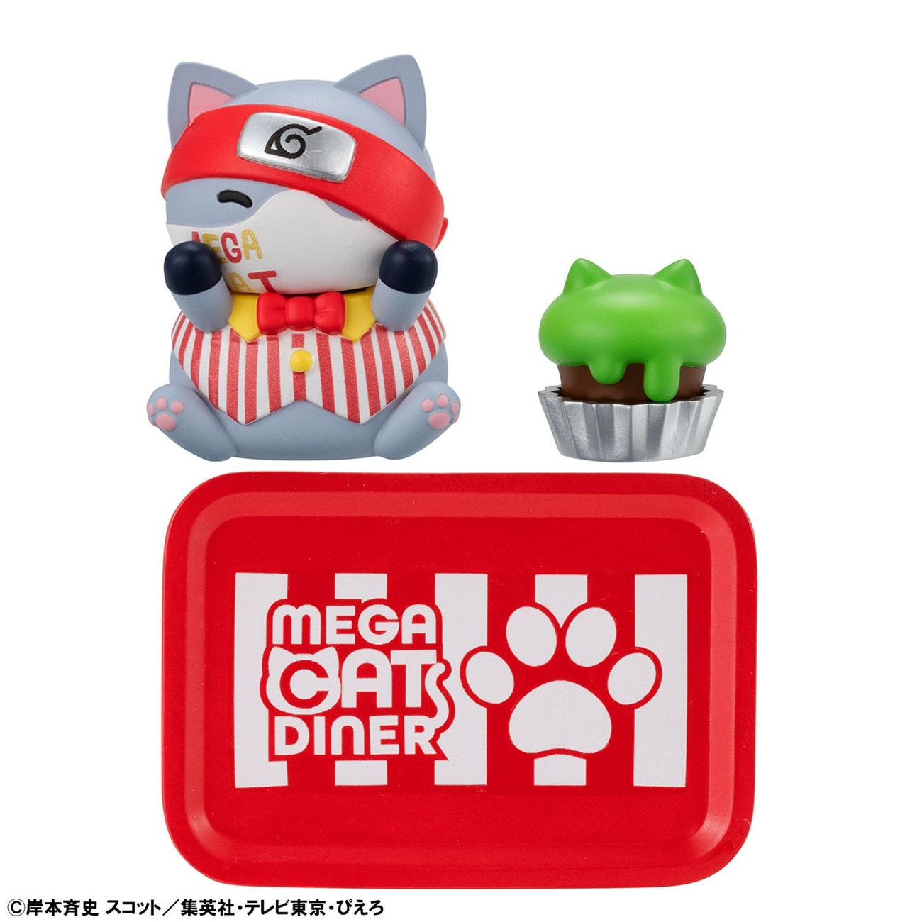 Productafbeelding Naruto Shippuden Mega Cat Project Nyaruto! Verzamelfiguren Mega Cat Diner 3 cm Assortiment (6)