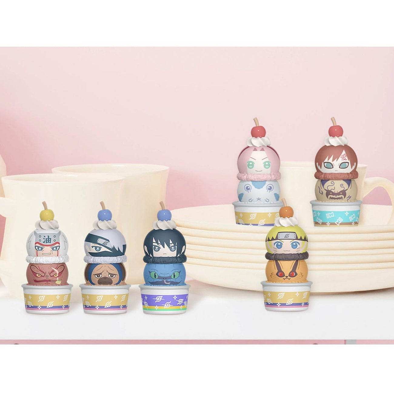 Productafbeelding Naruto Shippuden Tsumichen Stack up & Change verzamelfiguren 6-pack 8 cm (met cadeau)