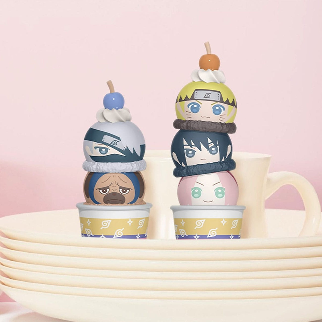 Productafbeelding Naruto Shippuden Tsumichen Stack up & Change verzamelfiguren 6-pack 8 cm (met cadeau)
