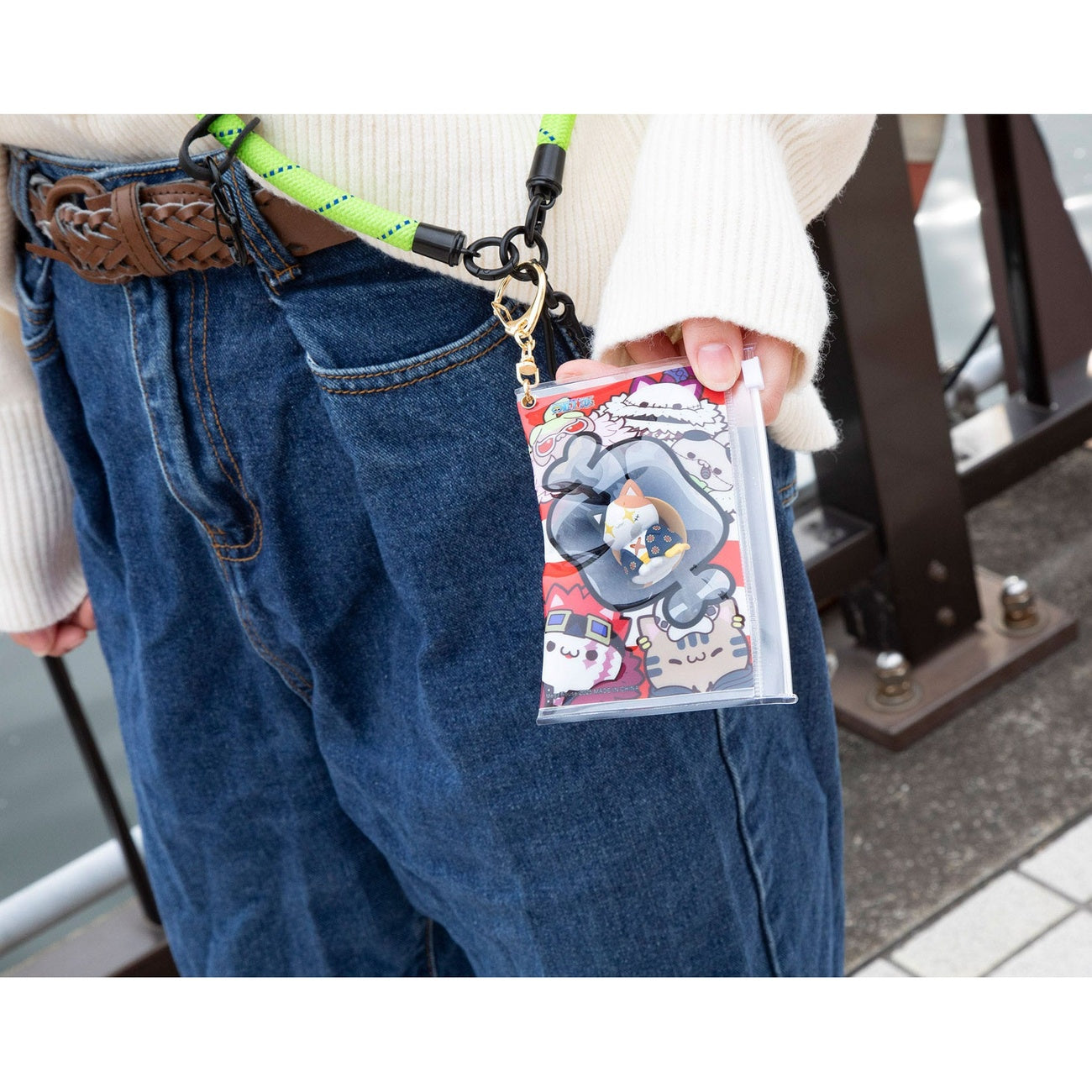 Productafbeelding One Piece Mega Cat Project Nyan Piece Nyan! Verzamelfiguur met tas Luffy 2025 Limited Edition 7 cm