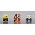 Productafbeelding One Piece Mega Cat Project verzamelfiguren 3-pack Nyan Piece Nyan! Happy Trio 2024 Limited Ver. 3 cm