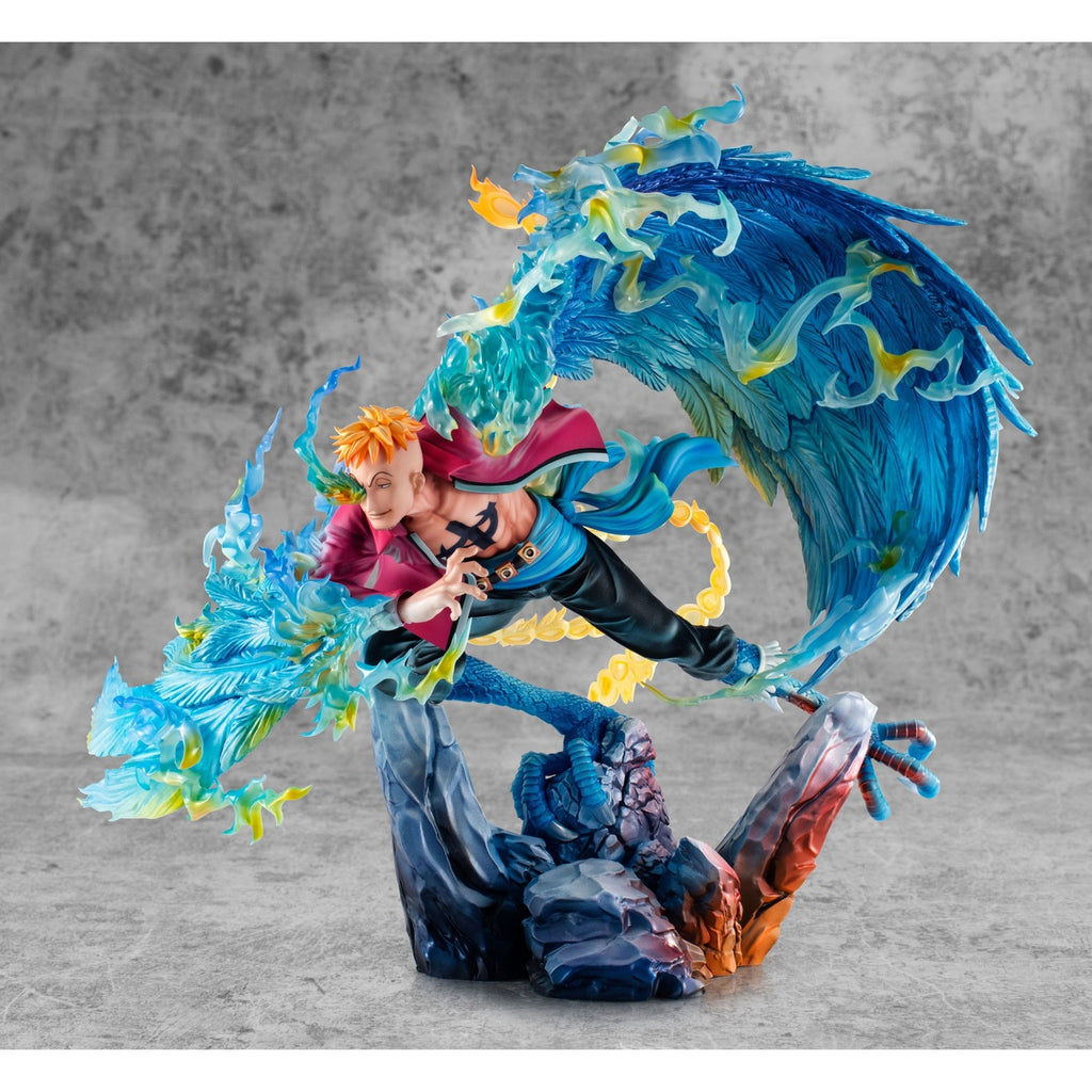 Productafbeelding One Piece P.O.P MAS Maximum PVC Beeld Marco the Phoenix Leider van de 1e Divisie van Whitebeard Pirates 32 cm