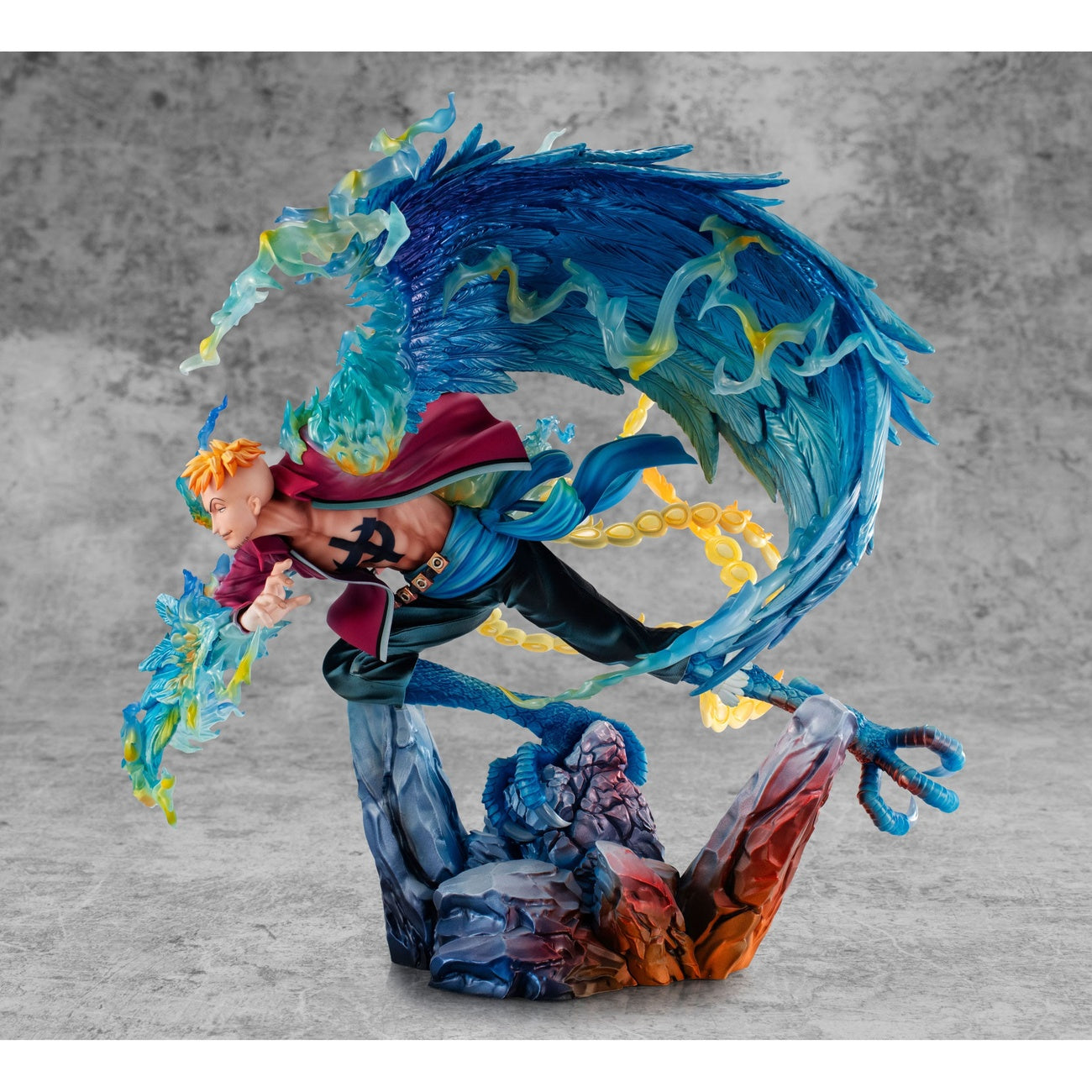 Productafbeelding One Piece P.O.P MAS Maximum PVC Beeld Marco the Phoenix Leider van de 1e Divisie van Whitebeard Pirates 32 cm