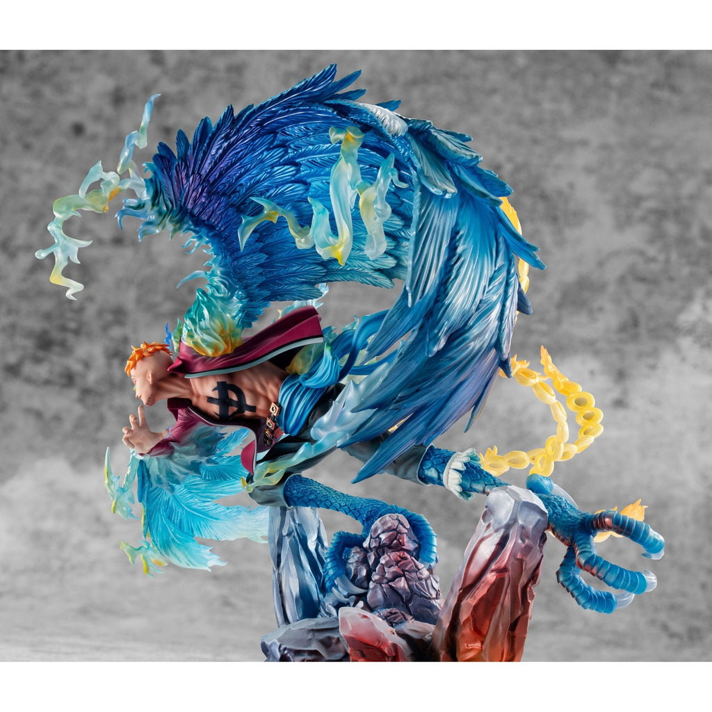 Productafbeelding One Piece P.O.P MAS Maximum PVC Beeld Marco the Phoenix Leider van de 1e Divisie van Whitebeard Pirates 32 cm