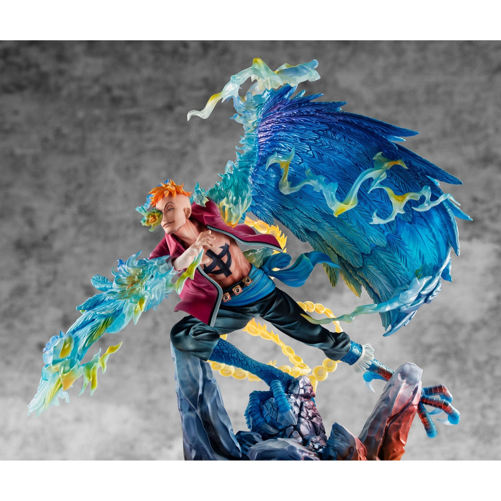 Productafbeelding One Piece P.O.P MAS Maximum PVC Beeld Marco the Phoenix Leider van de 1e Divisie van Whitebeard Pirates 32 cm