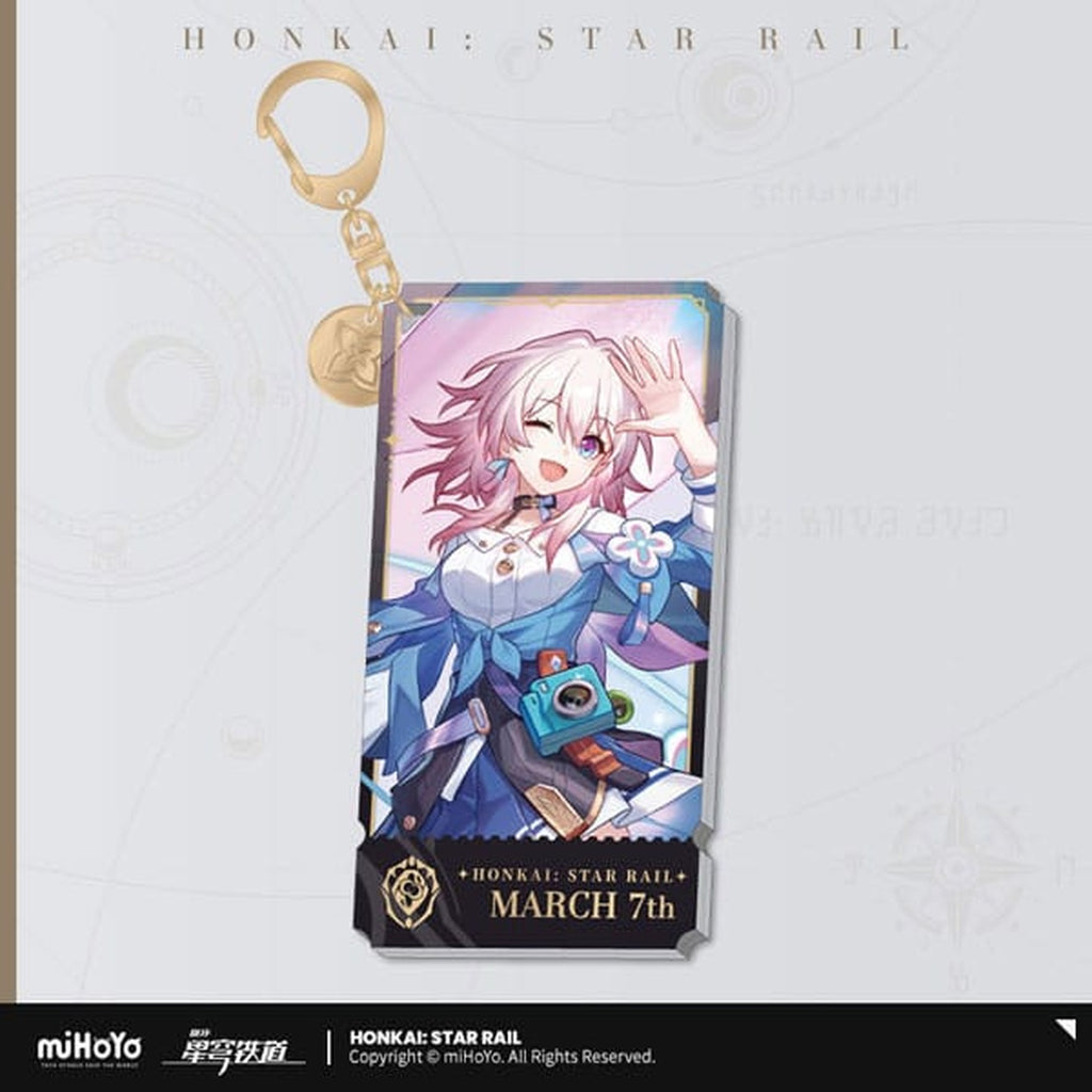 Productafbeelding Honkai: Star Rail Personage acryl sleutelhanger March 7th 9 cm