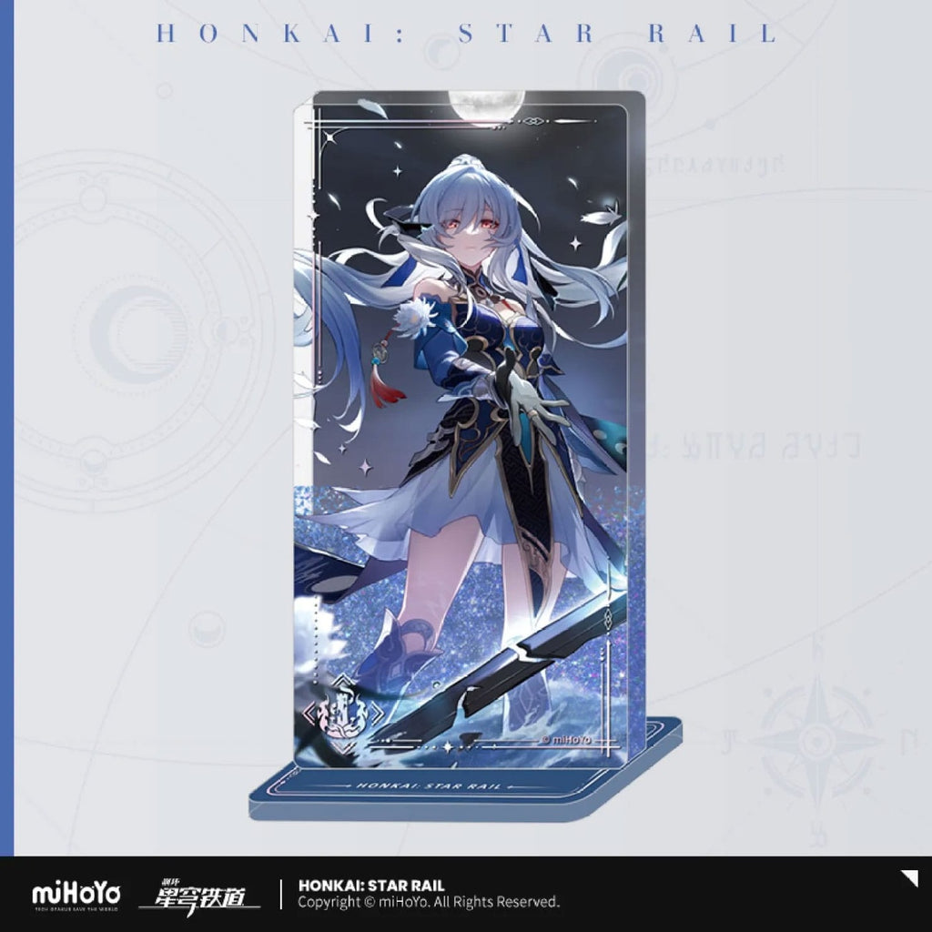 Productafbeelding Honkai: Star Rail Light Cone Acryl Ornament met glitter: Jingliu I shall be my own Sword 15 cm