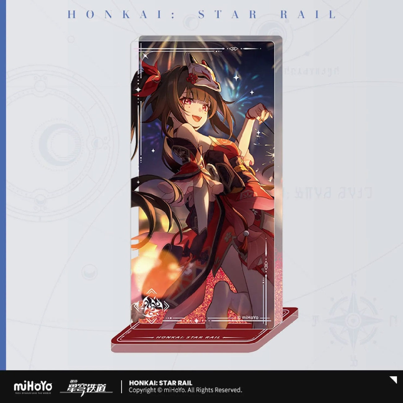 Productafbeelding Honkai: Star Rail Light Cone Acryl Ornament met Glitter: Sparkle Early Escapade 15 cm