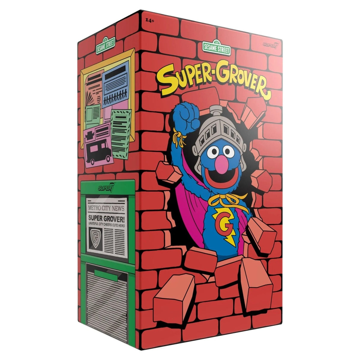 Product image Sesame Street Supersize Vinyl Figure Super Grover 36 cm