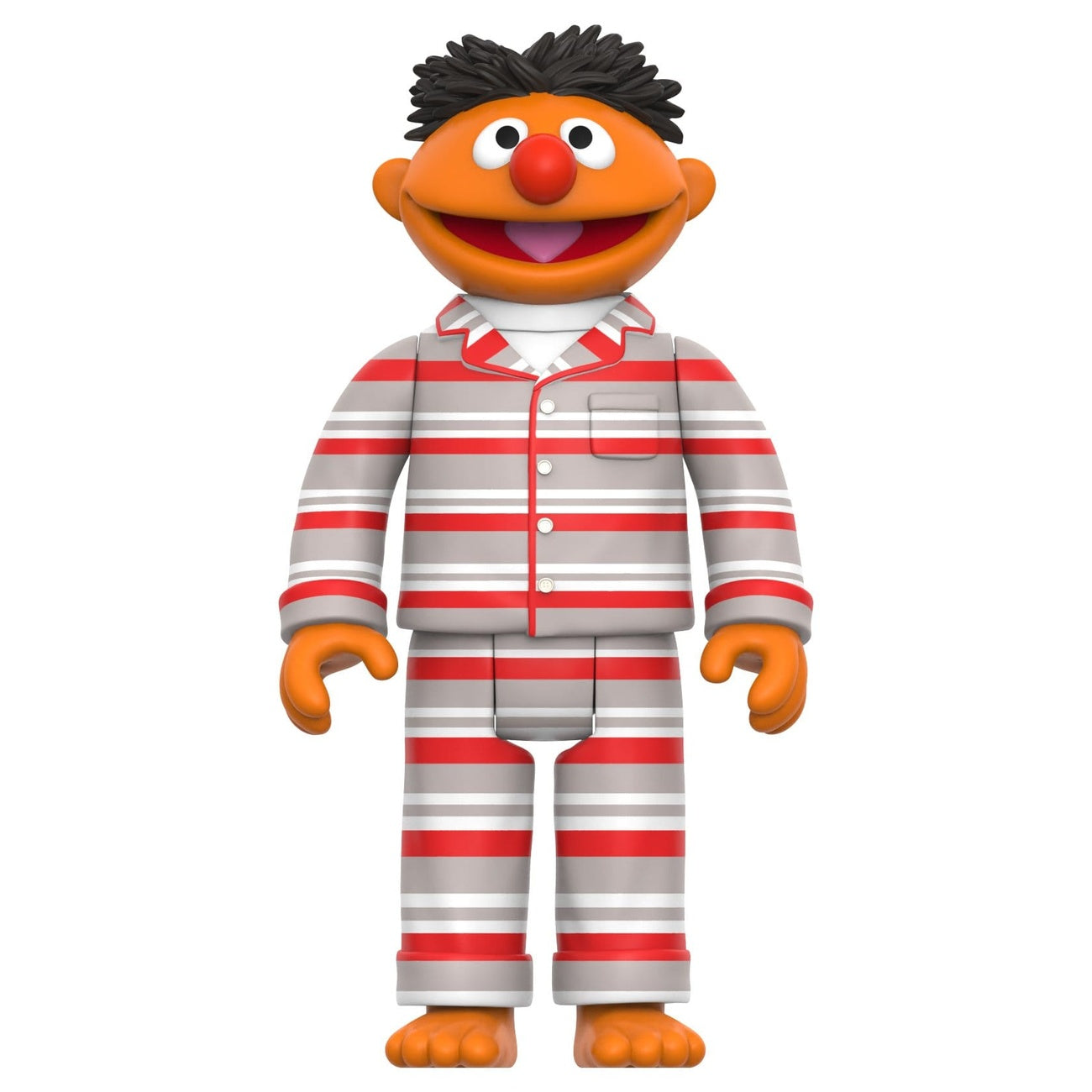 Productafbeelding Sesamstraat ReAction actieminifiguur Wave 06 Ernie (pyjama) 10 cm