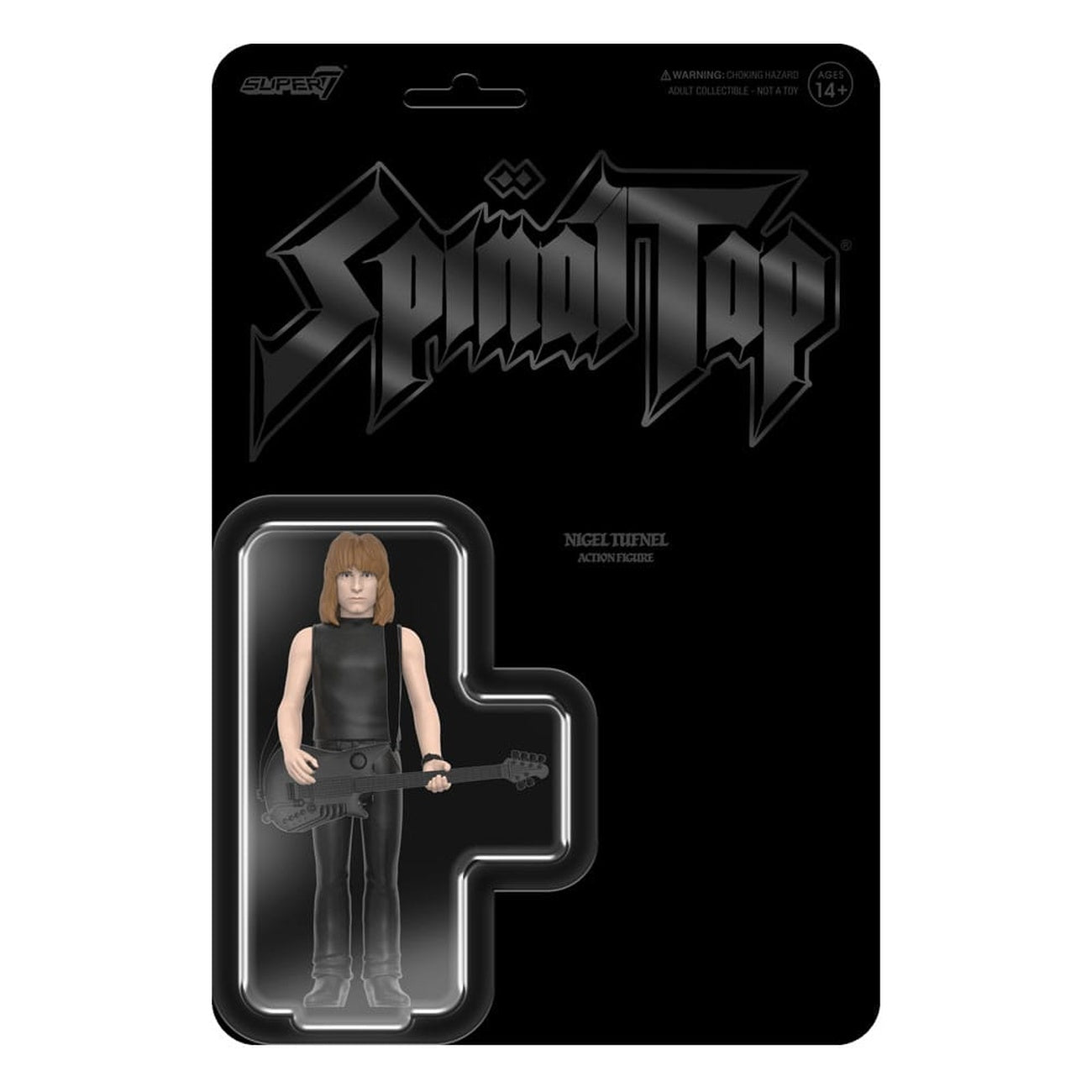 Productafbeelding Spinal Tap ReAction Actiefiguur Wave 02 Nigel Tufnel (None More Black) 10 cm