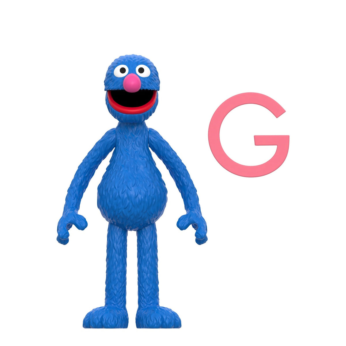 Productafbeelding Sesame Street ReAction actiefiguur Wave 05 Grover 10 cm
