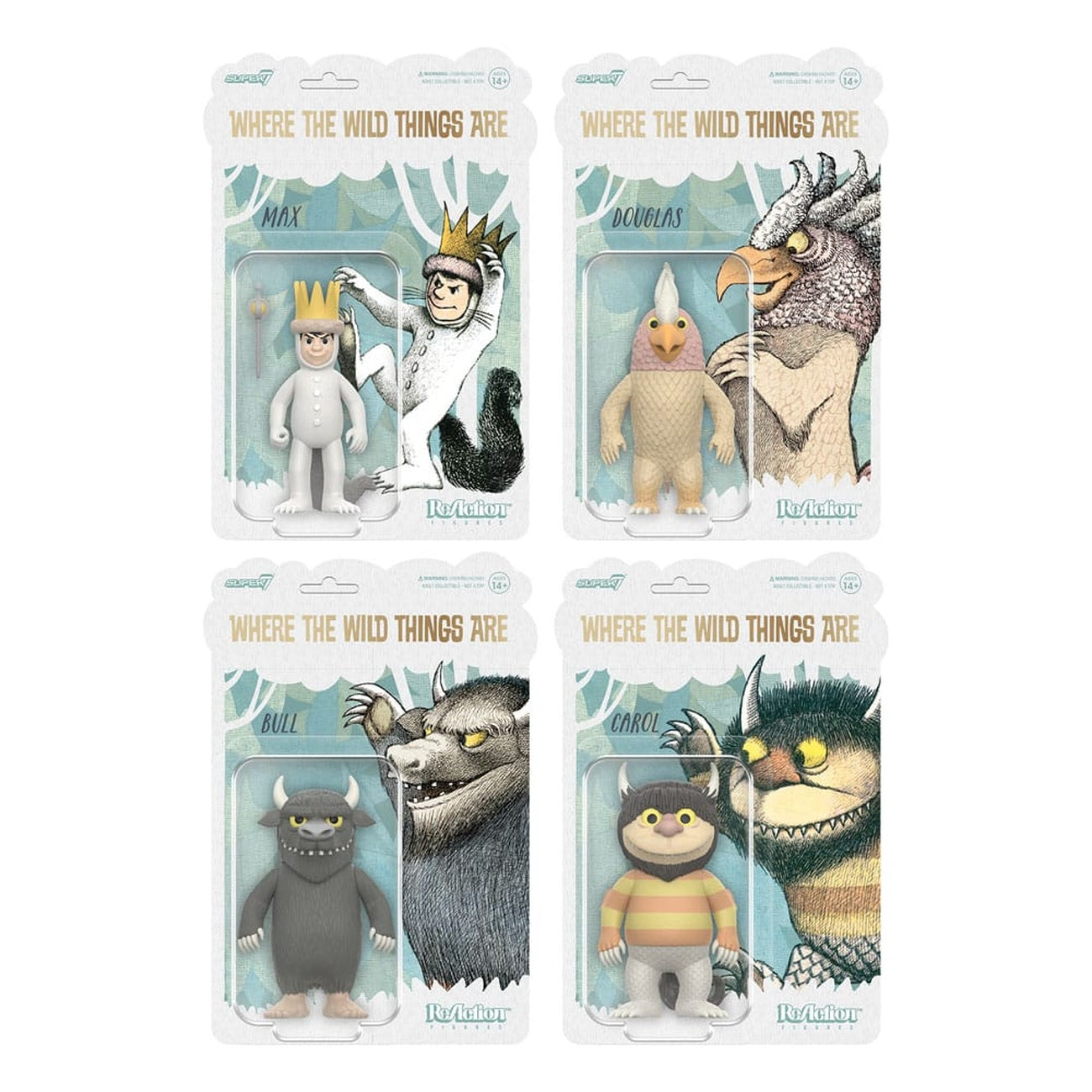 Productafbeelding Max en de Maximonsters ReAction-actiefiguur Wave 01 Carol (monster) 10 cm