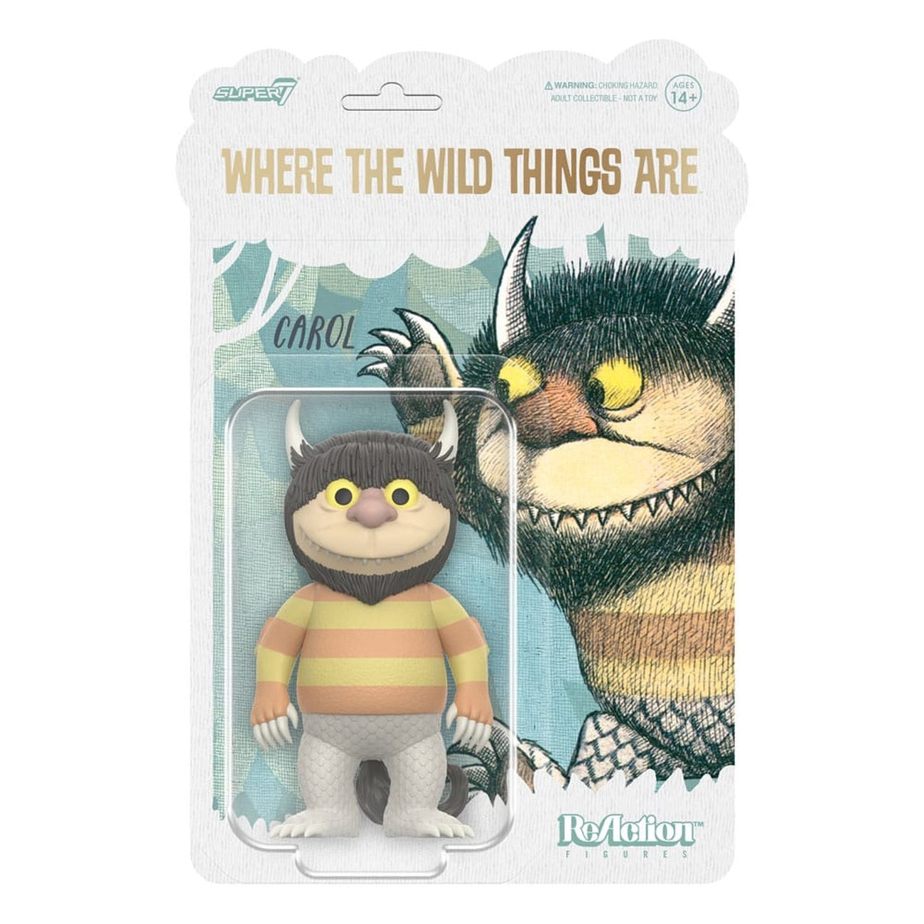 Productafbeelding Max en de Maximonsters ReAction-actiefiguur Wave 01 Carol (monster) 10 cm