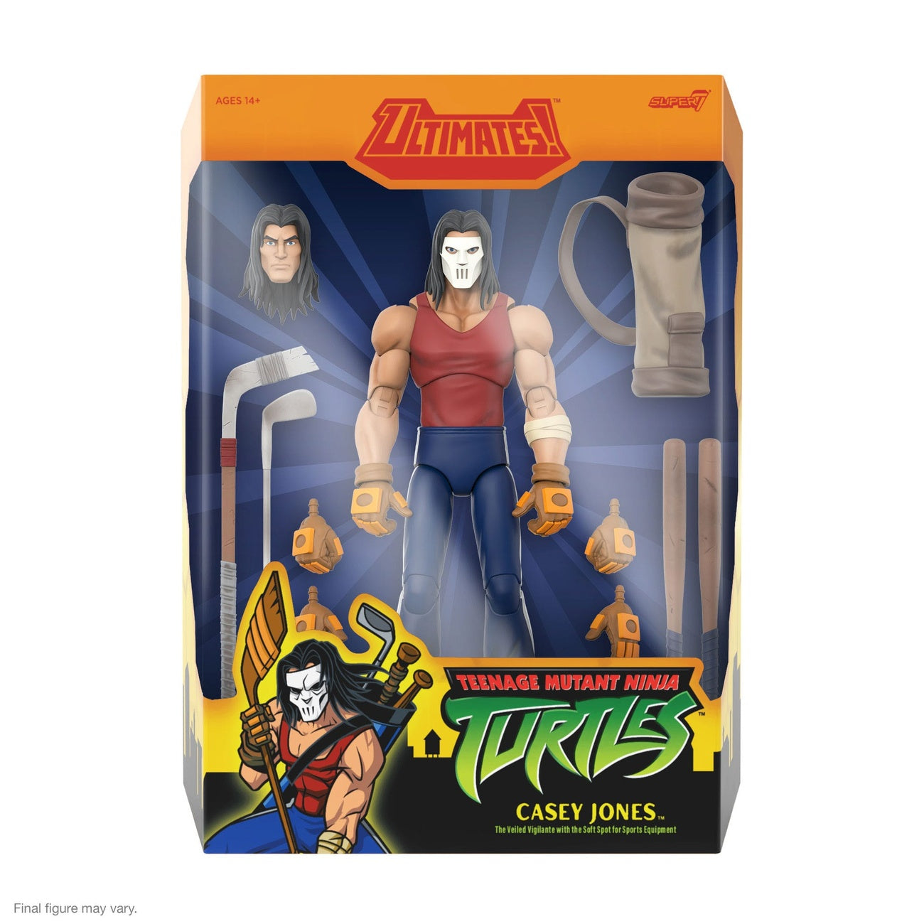 Productafbeelding Teenage Mutant Ninja Turtles Ultimates actiefiguur Wave 13 Casey Jones 18 cm