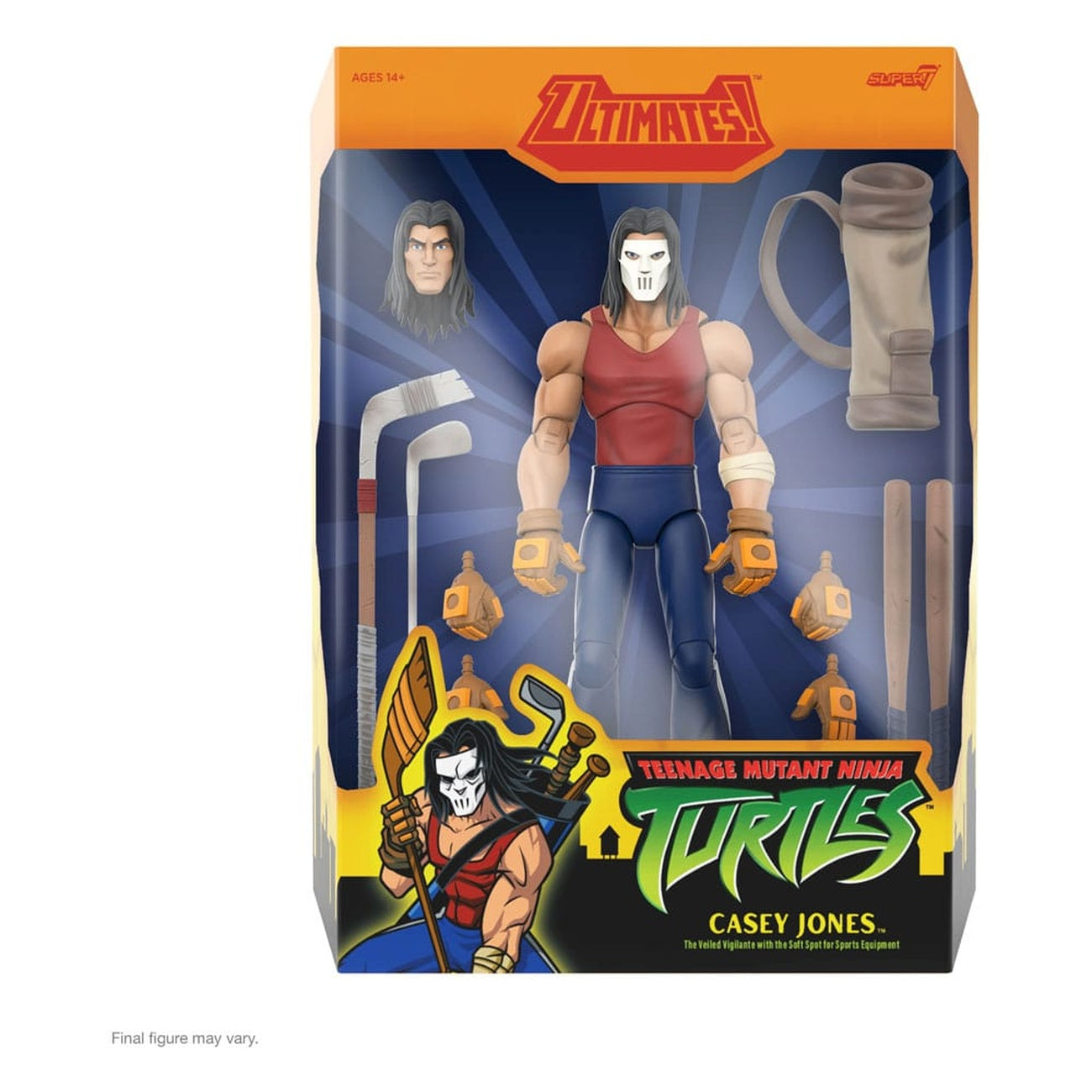 Productafbeelding Teenage Mutant Ninja Turtles Ultimates actiefiguur Wave 13 Casey Jones 18 cm