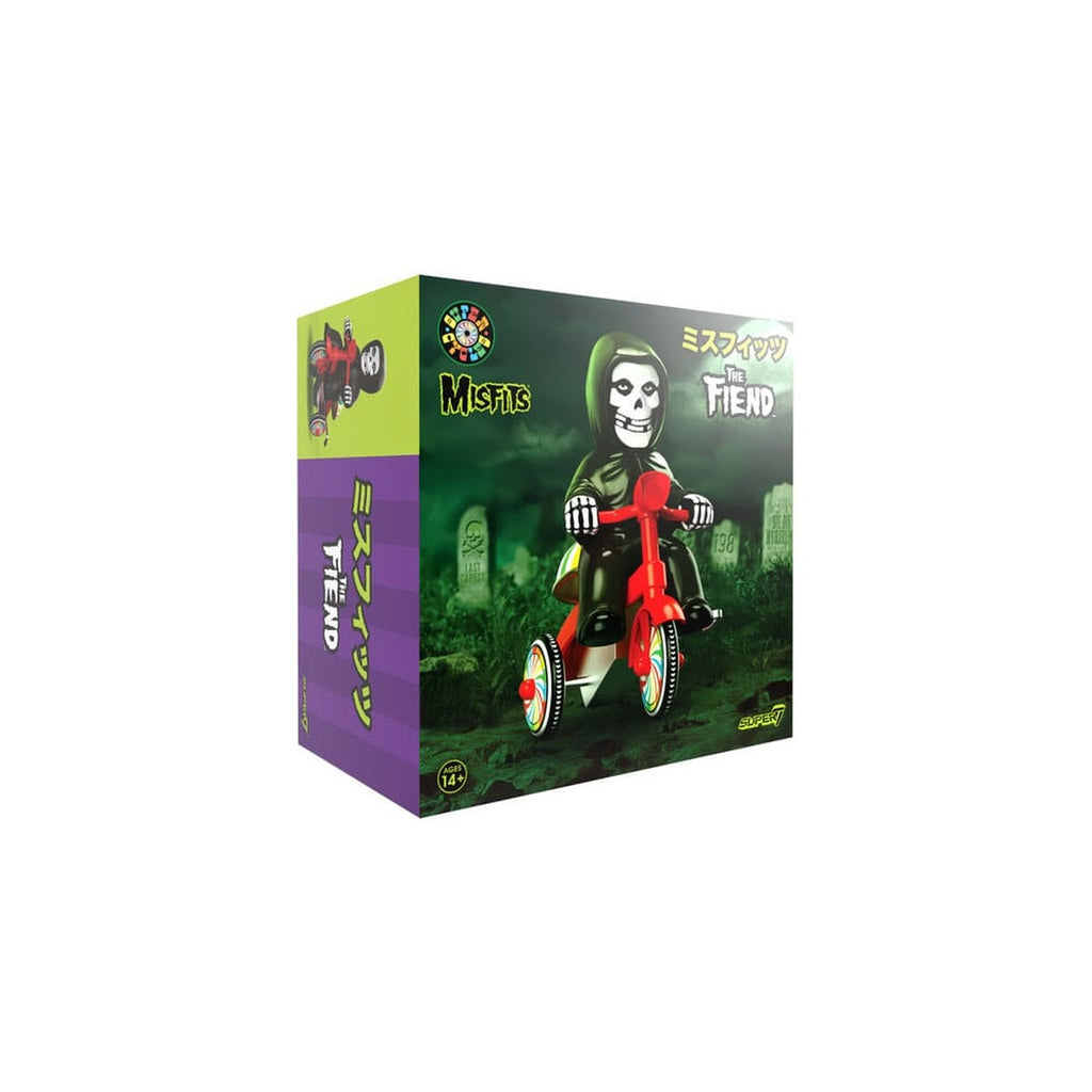 Productafbeelding Misfits Super Cycles actiefiguur Fiend (zwart met rode trike) 13 cm
