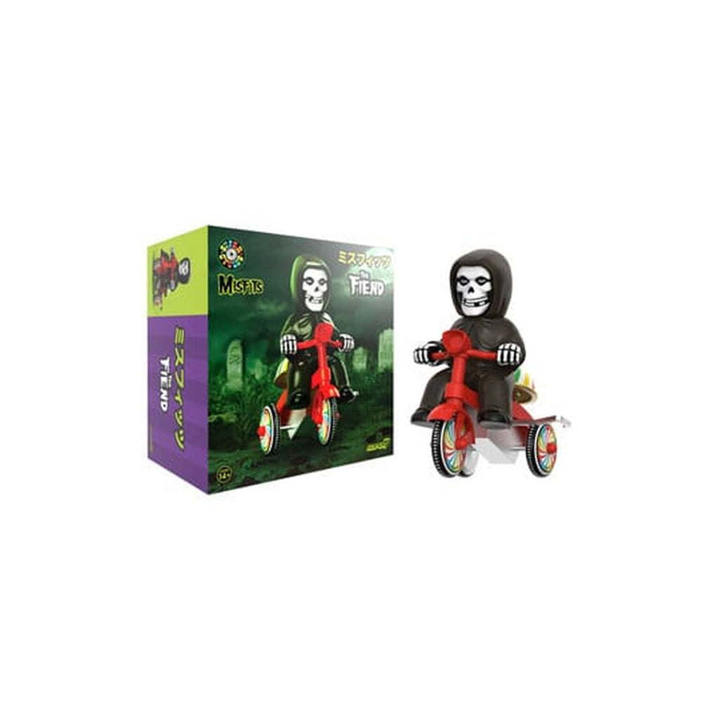 Productafbeelding Misfits Super Cycles actiefiguur Fiend (zwart met rode trike) 13 cm