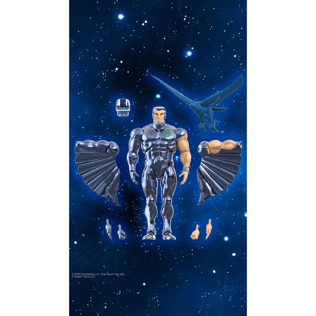 Productafbeelding SilverHawks Ultimates Actiefiguur Steelwill (Toy Version Vac Metal) 18 cm
