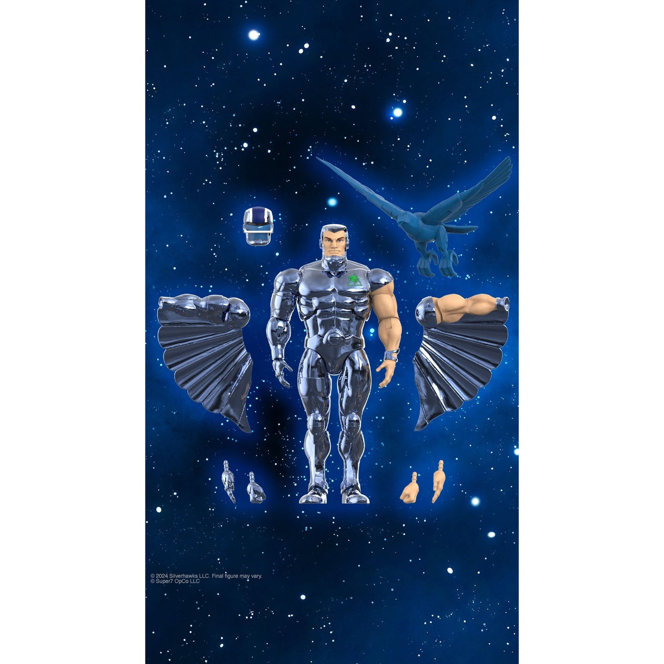 Productafbeelding SilverHawks Ultimates Actiefiguur Steelwill (Toy Version Vac Metal) 18 cm