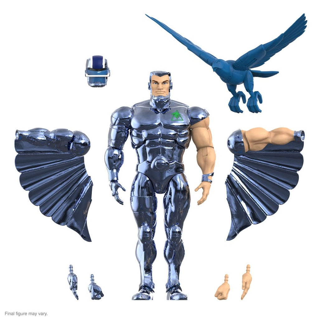 Productafbeelding SilverHawks Ultimates Actiefiguur Steelwill (Toy Version Vac Metal) 18 cm