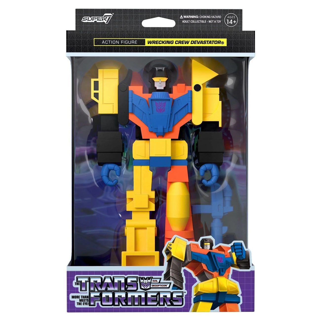 Productafbeelding Transformers ReAction actiefiguur Devastator 10 cm