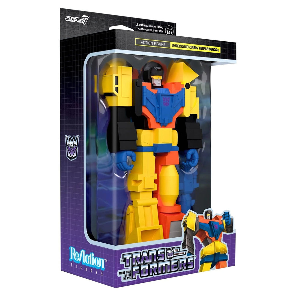 Productafbeelding Transformers ReAction actiefiguur Devastator 10 cm