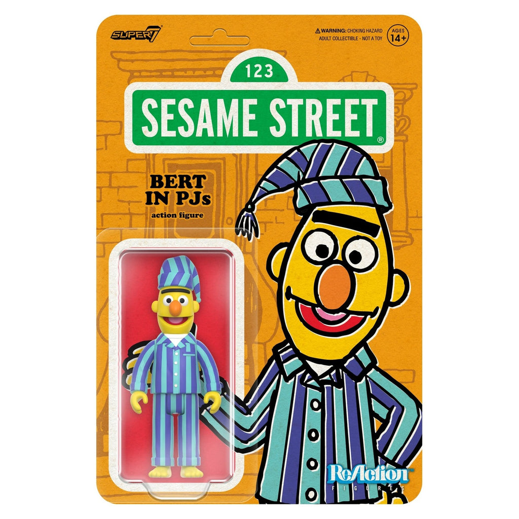 Productafbeelding Sesamstraat ReAction Actiefiguur Wave 06 Bert (PJ) 10 cm