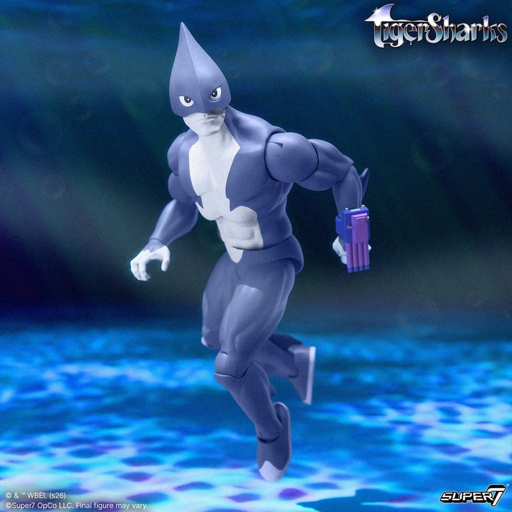 Productafbeelding TigerSharks Ultimates Wave 01 actiefiguur Mako (Hybride) 18 cm