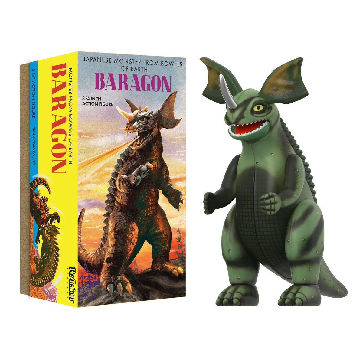 Productafbeelding Toho ReAction actiefiguur Wave 01 (retro blik) Baragon (Marusan blik) 10 cm