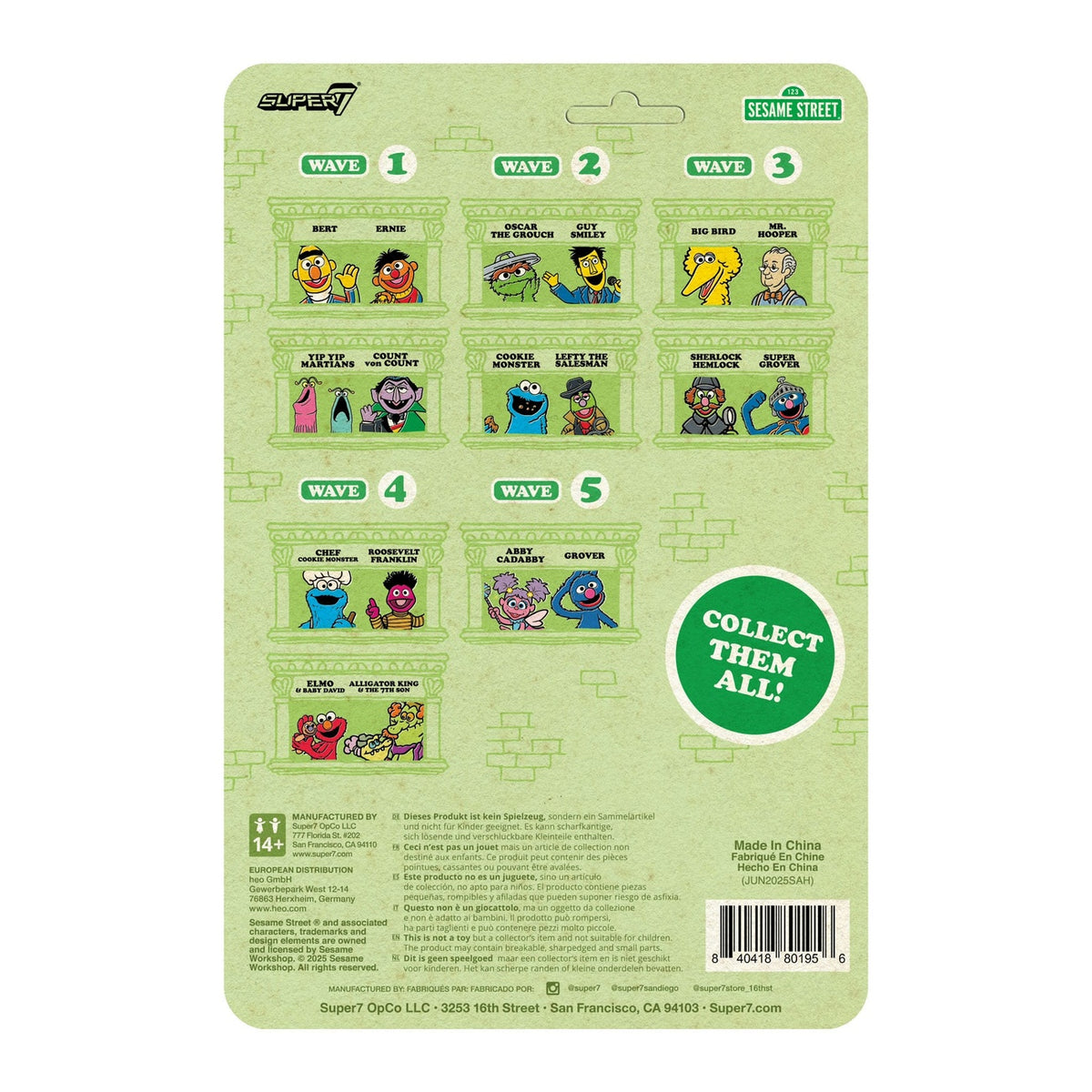 Product image Sesame Street ReAction Action Figure Wave 05 Abby Cadabby 10 cm