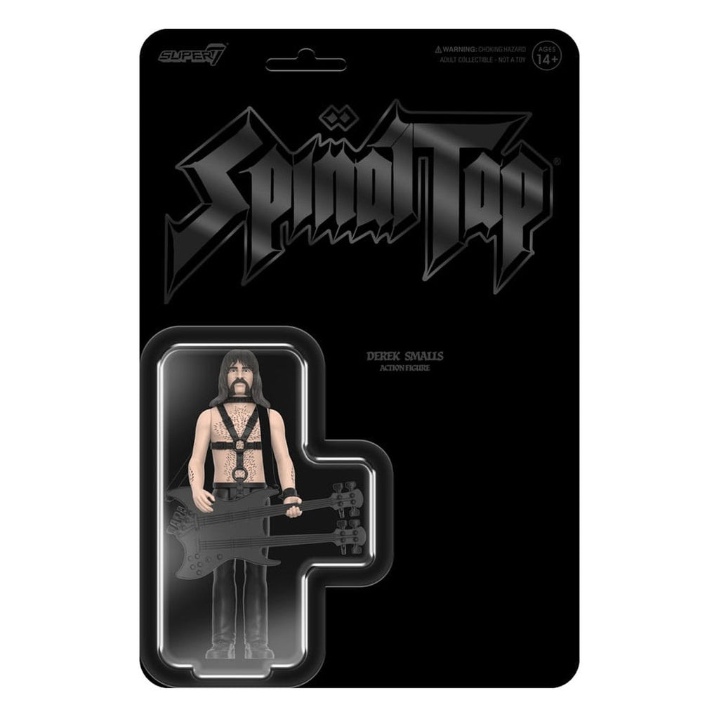 Productafbeelding Spinal Tap ReAction actiefiguur Wave 02 Derek Smalls (None More Black) 10 cm