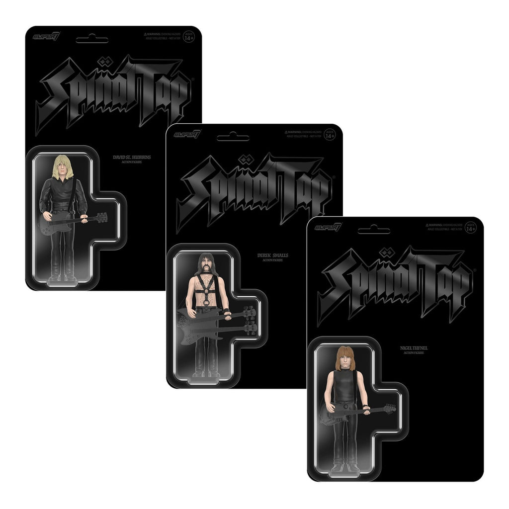 Productafbeelding Spinal Tap ReAction actiefiguur Wave 02 David St. Hubbins (None More Black) 10 cm