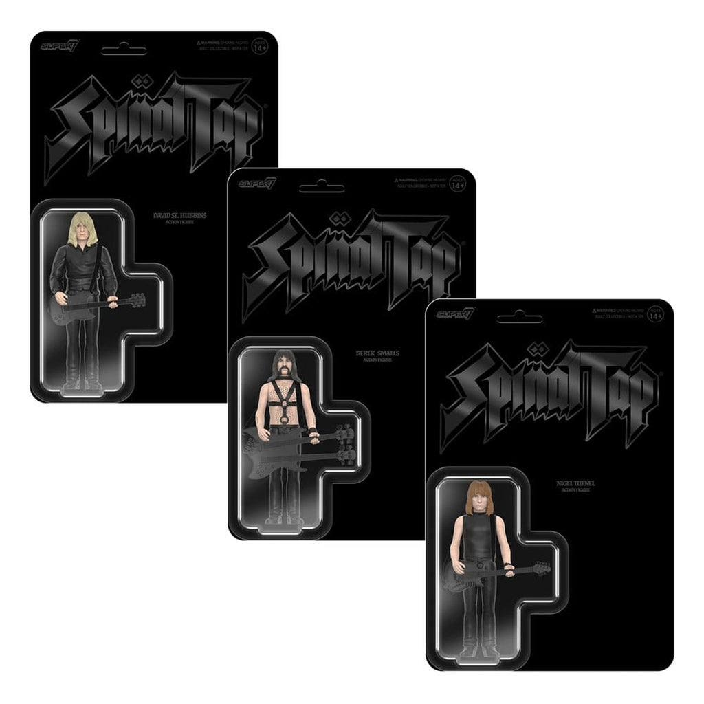 Productafbeelding Spinal Tap ReAction actiefiguur Wave 02 David St. Hubbins (None More Black) 10 cm
