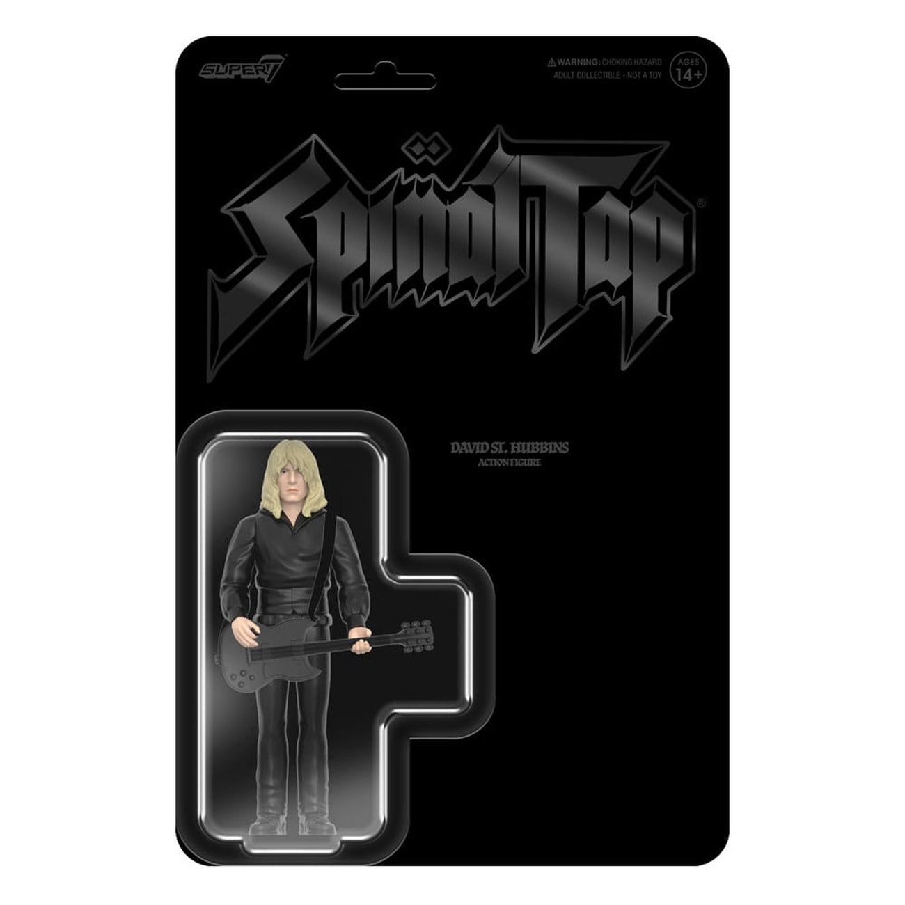 Productafbeelding Spinal Tap ReAction actiefiguur Wave 02 David St. Hubbins (None More Black) 10 cm