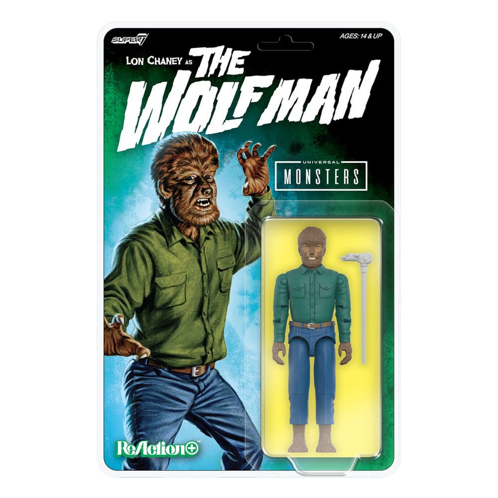 Productafbeelding Universal Monsters ReAction+ Actiefiguur Wave 1 The Wolf Man 10 cm