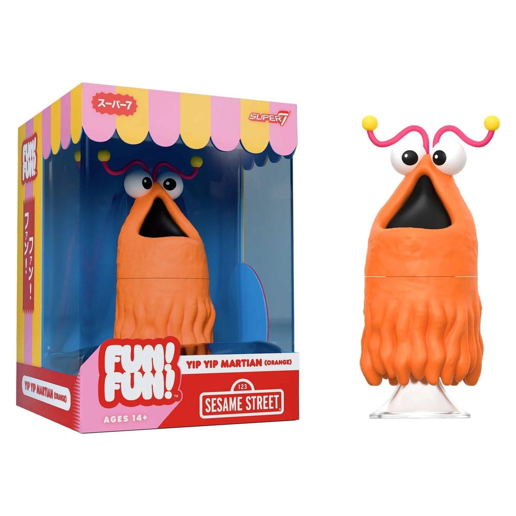 Productafbeelding Sesamstraat Fun! Fun! Soft vinylfiguur Yip Yip Martian (Oranje) 18 cm
