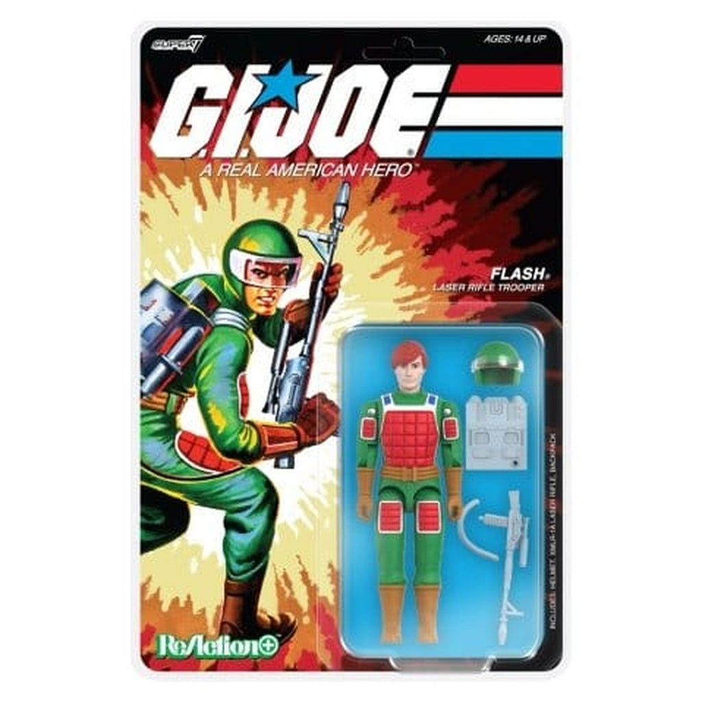 Productafbeelding GI Joe ReAction+ Actiefiguur Wave 07 Flash (Comic) 10 cm