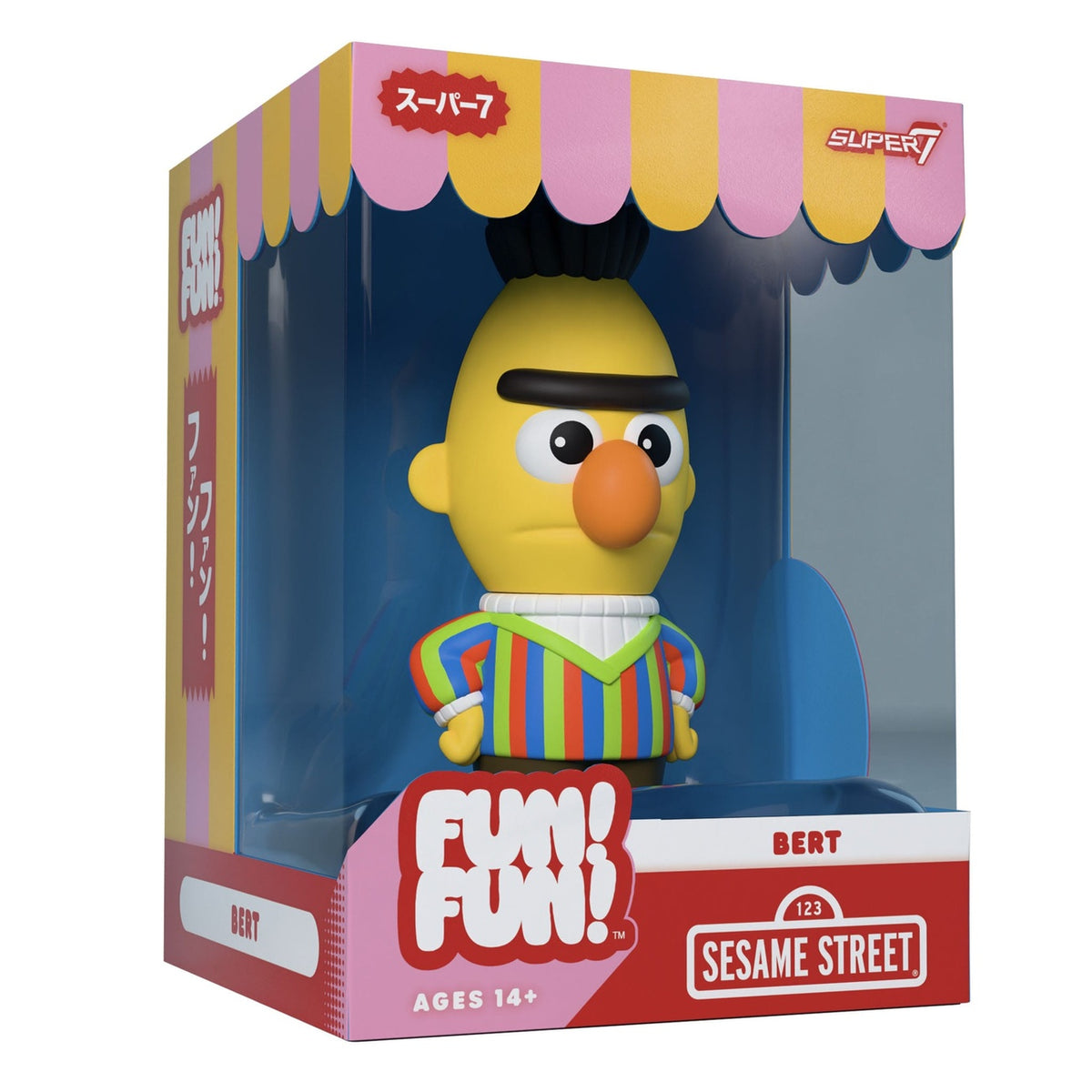 Productafbeelding Sesamstraat FUN! FUN! Soft Vinyl Figuur Wave 02 Bert 13 cm