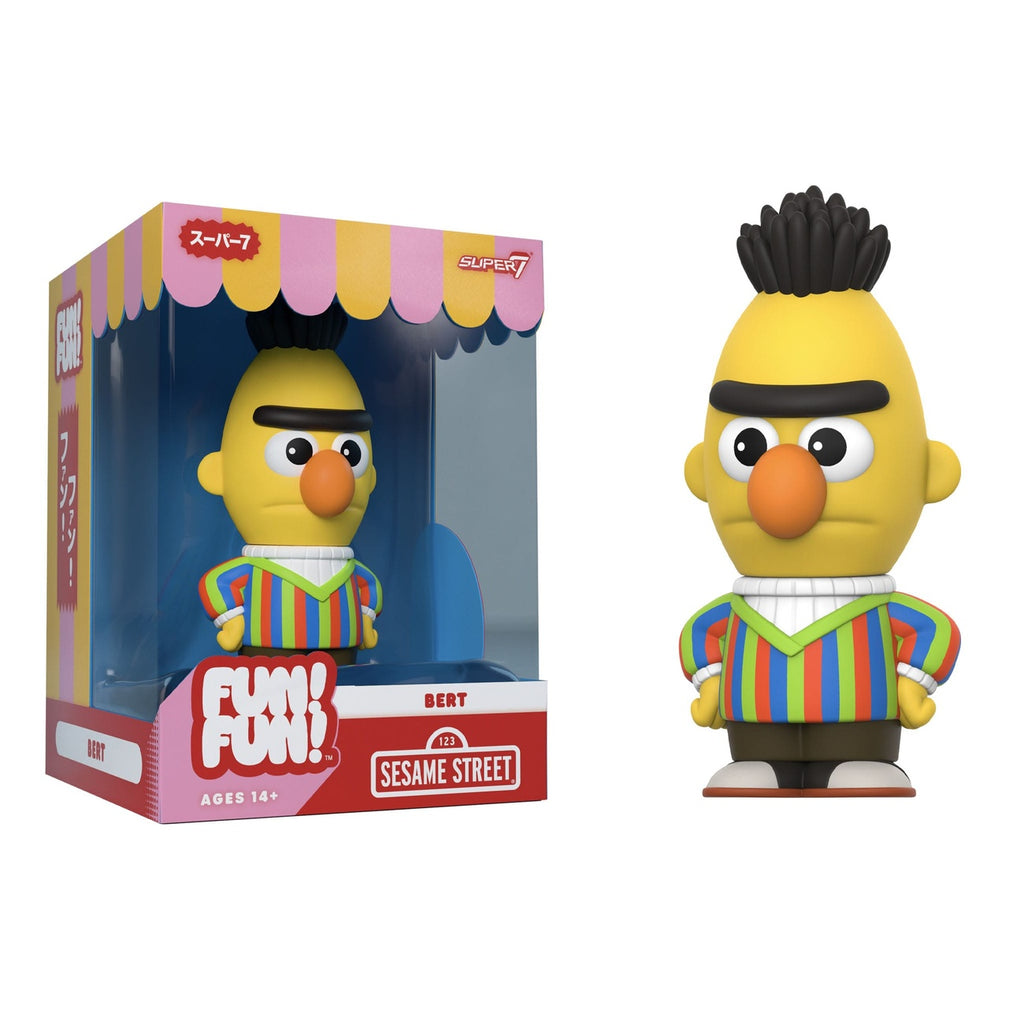 Productafbeelding Sesamstraat FUN! FUN! Soft Vinyl Figuur Wave 02 Bert 13 cm