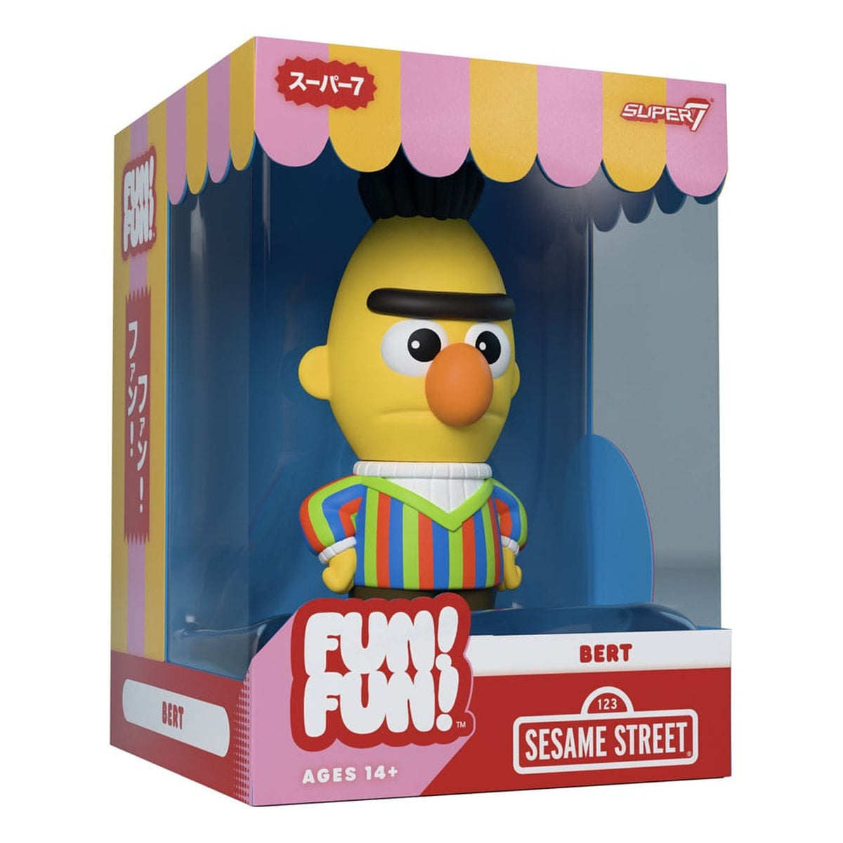 Productafbeelding Sesamstraat FUN! FUN! Soft Vinyl Figuur Wave 02 Bert 13 cm