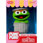 Productafbeelding Sesamstraat Fun! Fun! Minifiguur Wave 01 - Oscar the Grouch 18 cm