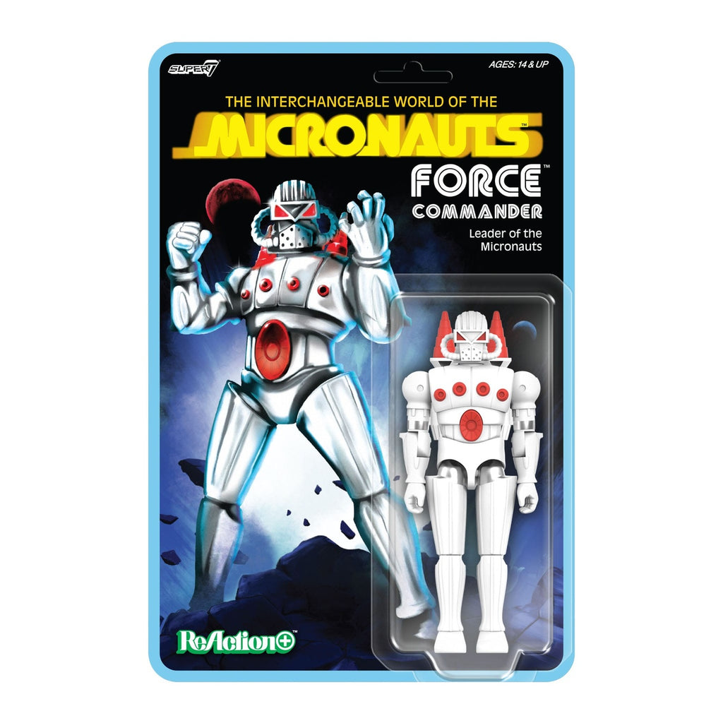 Productafbeelding Micronauts ReAction+ actiefiguur Wave 02 Force Commander 9 cm