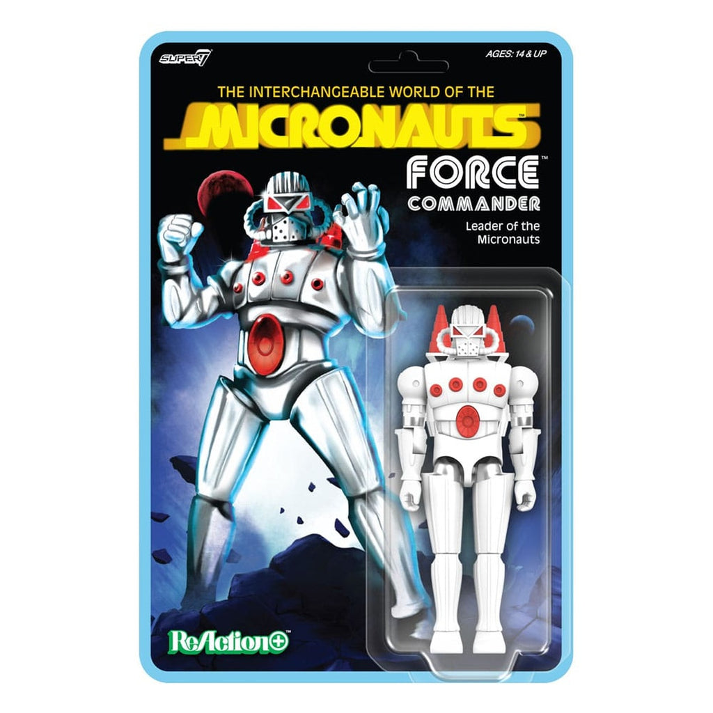 Productafbeelding Micronauts ReAction+ actiefiguur Wave 02 Force Commander 9 cm
