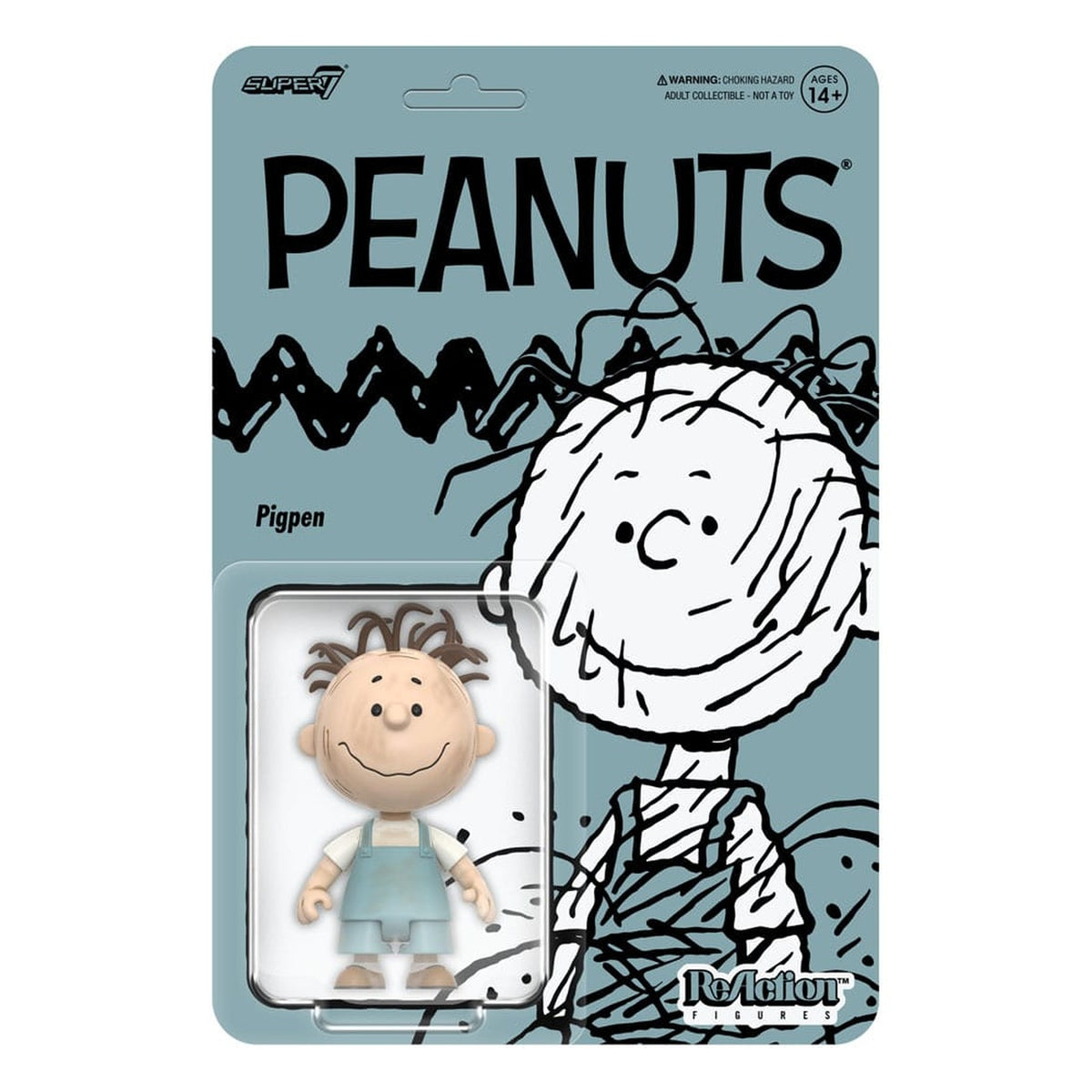 Productafbeelding Peanuts ReAction Actiefiguur Wave 8 Pigpen 9 cm