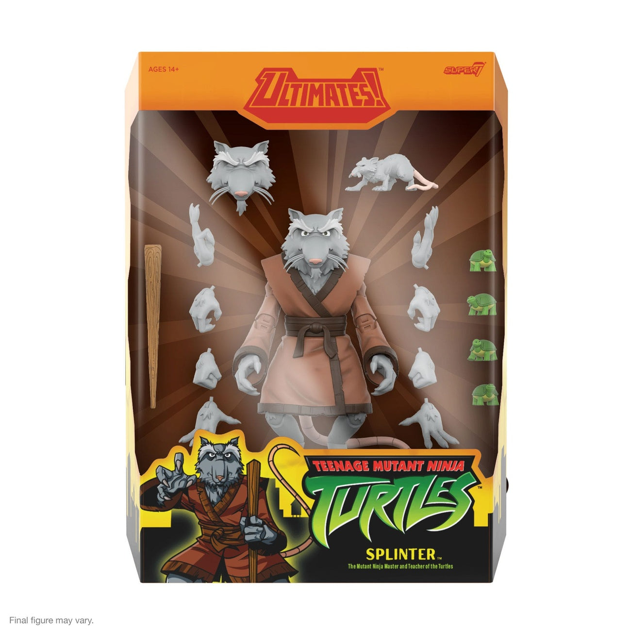 Productafbeelding Teenage Mutant Ninja Turtles Ultimates Actiefiguur Wave 13 Splinter 18 cm