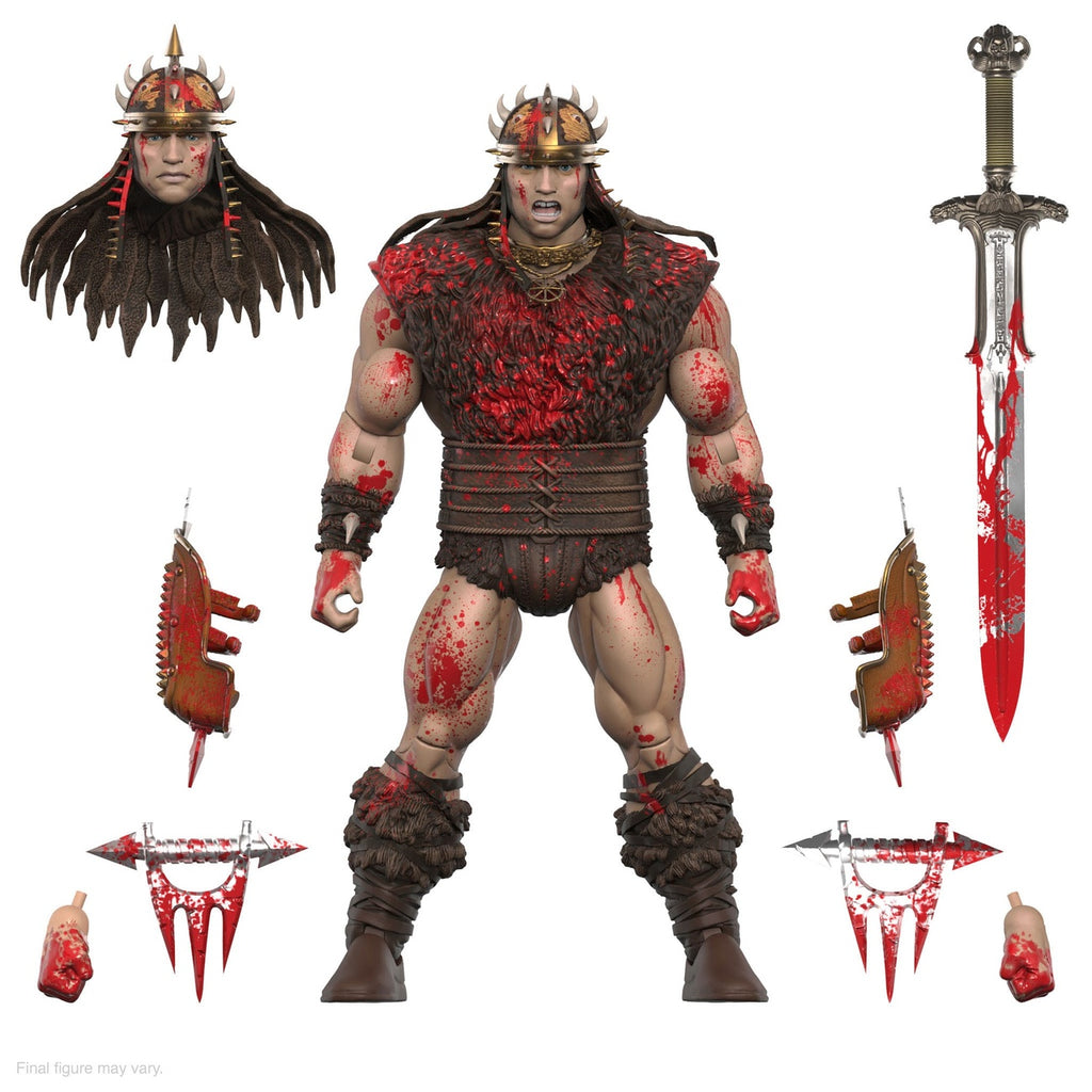 Productafbeelding Conan de Barbaar Ultimates actiefiguur Conan Blood Soaked Pit Fighter 18 cm