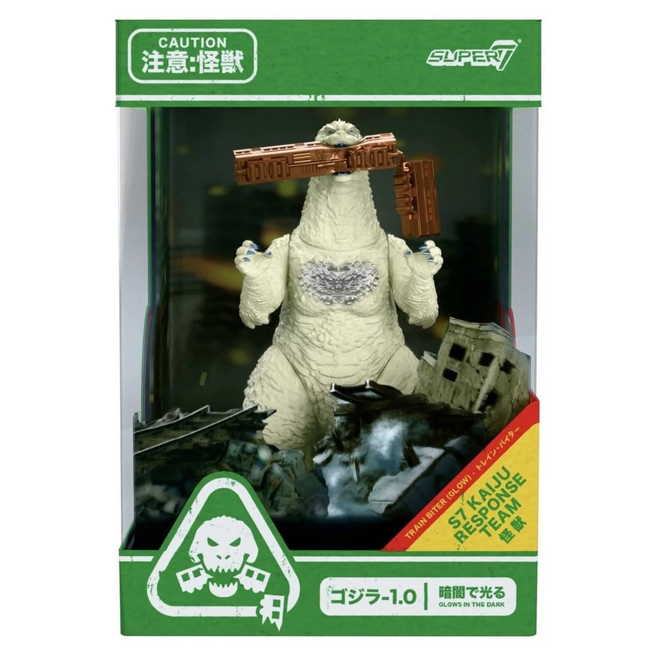 Productafbeelding Godzilla Toho ReAction actiefiguur Minus One (Train Biter - Glow) 15 cm
