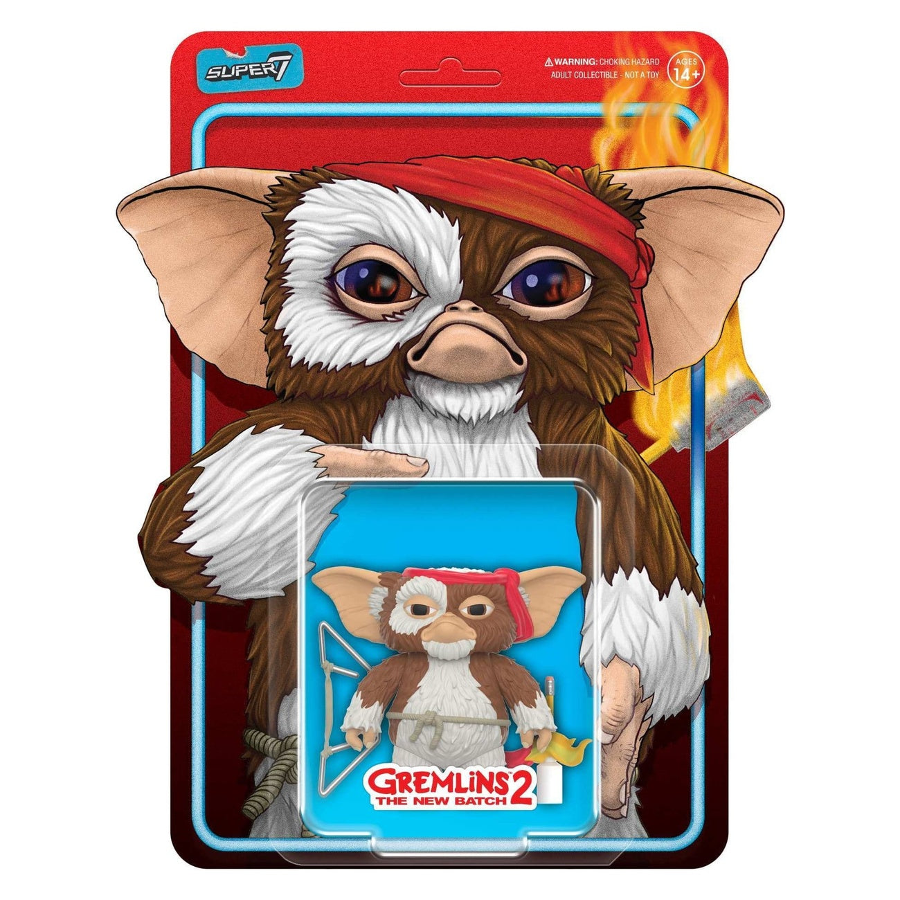 Productafbeelding Gremlins ReAction actiefiguur Gizmo (Battle Ready Character Card) 23 cm